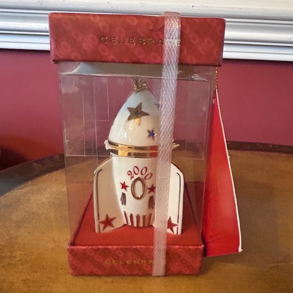 Lenox Rocket Box commemorative 2000 ornament NWT - Picture 7 of 9